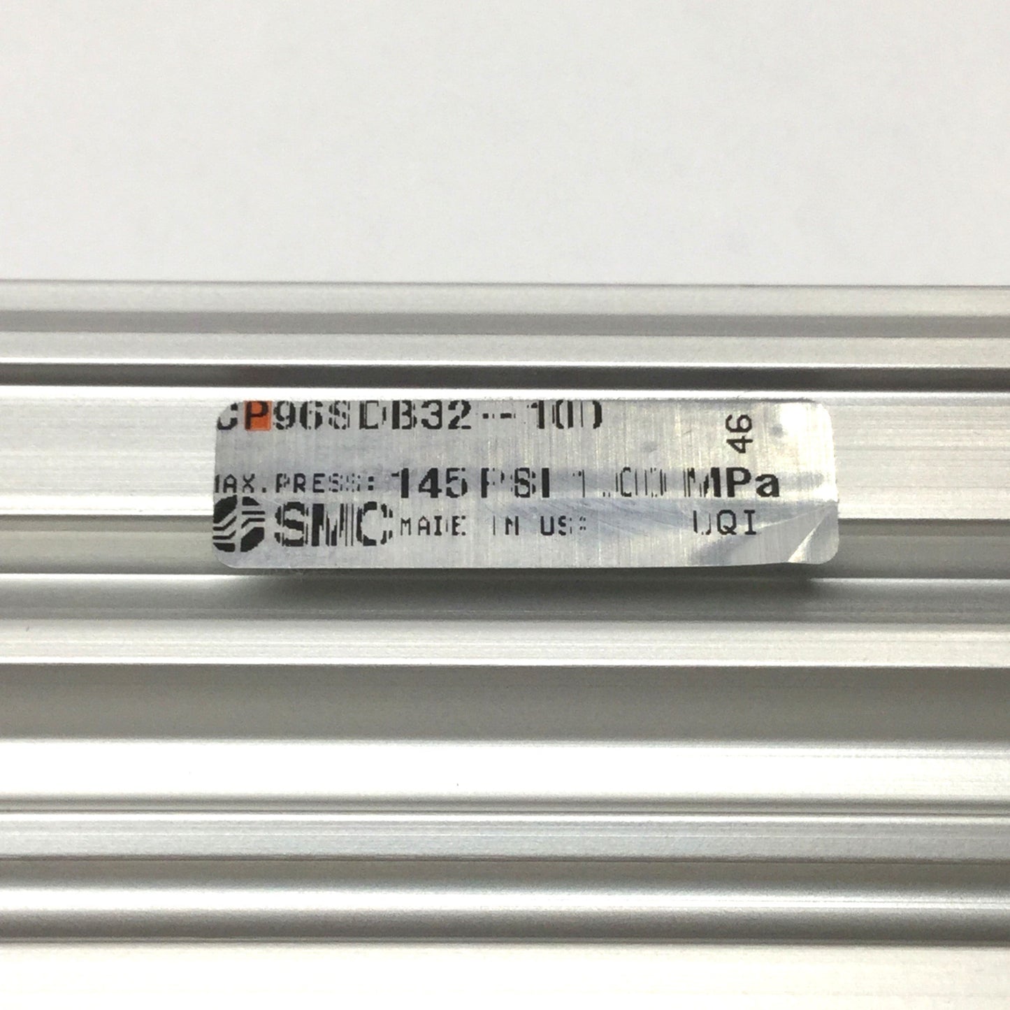 New – Open box SMC CP96SDB32-100 ISO Air Cylinder 32mm Bore, 100mm Stroke, 145psi, G 1/8 Ports