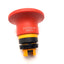 Used Eaton M22-PVT60P-MPI Emergency E-Stop Red Pushbutton Switch, Twist Release