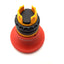 Used Eaton M22-PVT60P-MPI Emergency E-Stop Red Pushbutton Switch, Twist Release