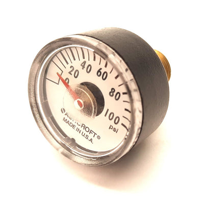 New – Open box Ashcroft 23DDG01B100S50 Mini Pressure Gauge 23mm 100psi, 1/8" NPT