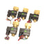 Used Lot of 5 U.S. Solid Nr.0200 Brass Solenoid Solenoid Valve, Voltage 12VDC 1/4"NPT