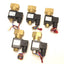 Used Lot of 5 U.S. Solid Nr.0200 Brass Solenoid Solenoid Valve, Voltage 12VDC 1/4"NPT