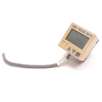 Used SMC ZSE4-01-25 Digital Vacuum Pressure Sensor Switch, 12-24VDC, 0 to -101kPa