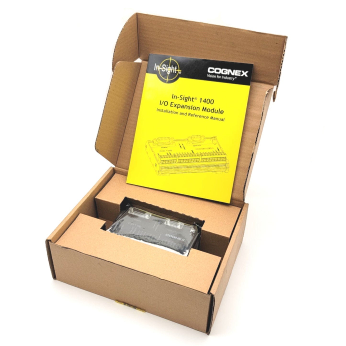New – Open box Cognex CIO-1400 800-9012-2R Rev B In-Sight 1400 I/O Expansion Module 24VDC