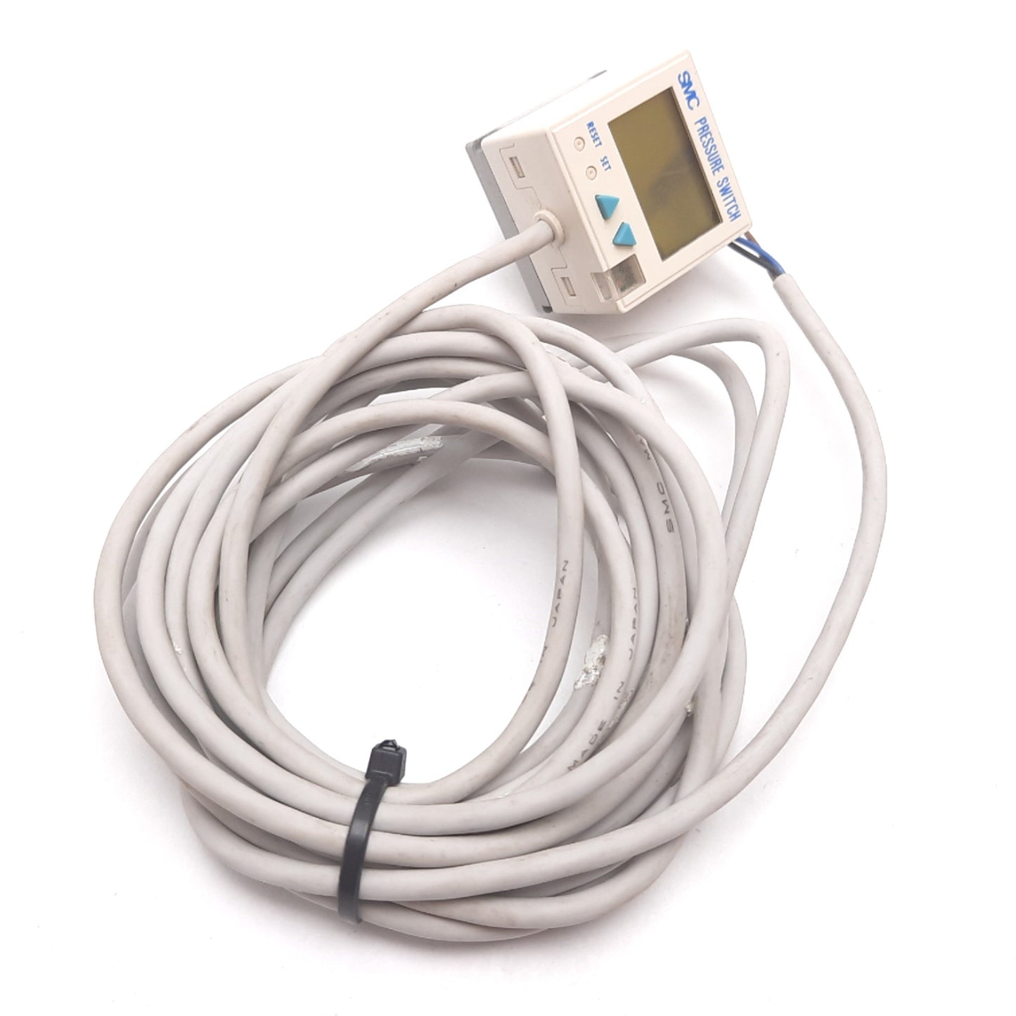 Used SMC ZSE4-01-65 Vacuum Pressure Switch, -101kPa (-760mmHg), Supply: 12-24VDC