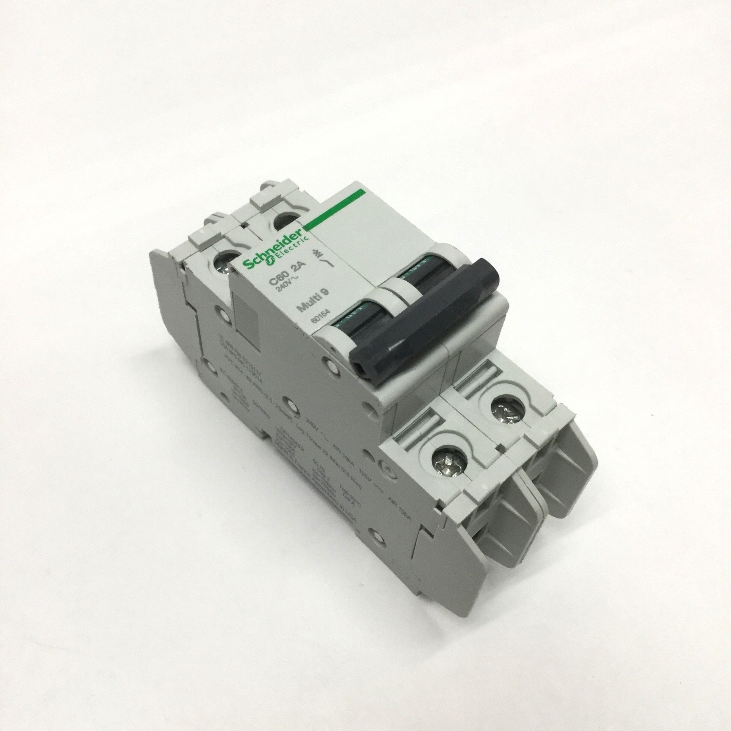 Schneider Electric 60154 MULTI 9 C60 Circuit Breaker, 2-Pole