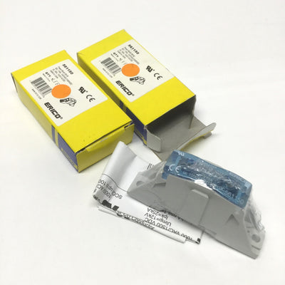 New Lot of 2 Erico 561150 SB80 nVent ERIFLEX Power Block, DIN Mount, 110A, 100VAC