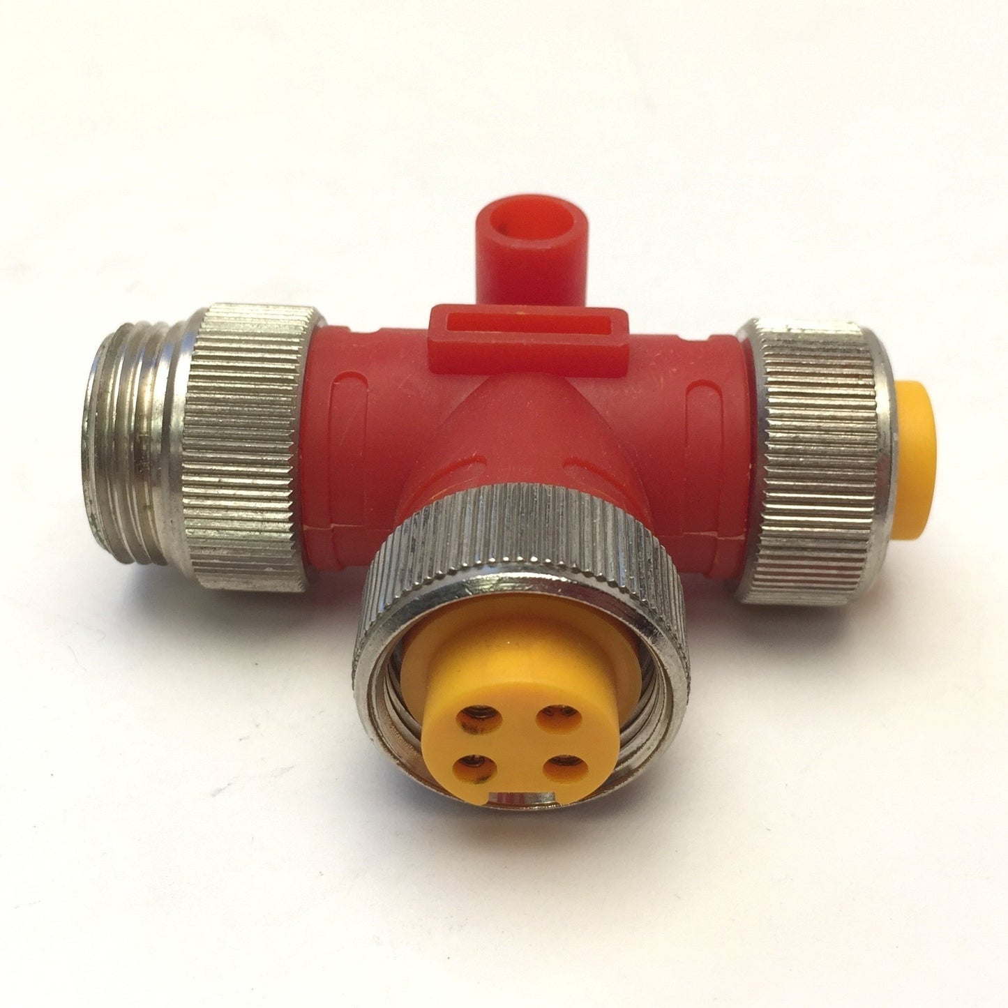 Used Lot of 2 Turck RSM RKM RKM 40ESD 7/8" Adapter Tee Splitter 4-Pin 1xMale 2xFemale