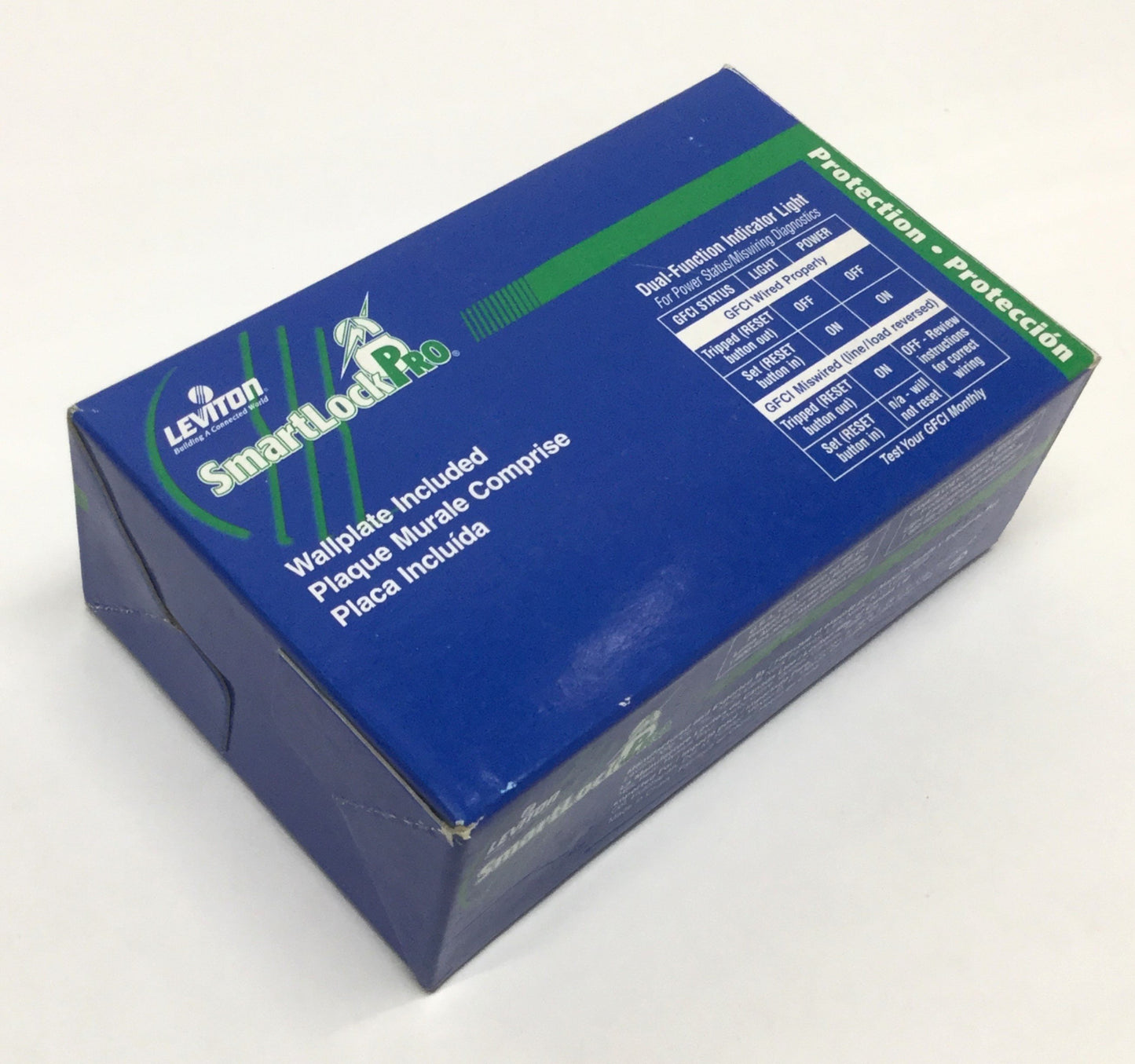 New Leviton T7899-W SmartLock GFCI Ground Fault Interrupter Wall Socket 125VAC 20A