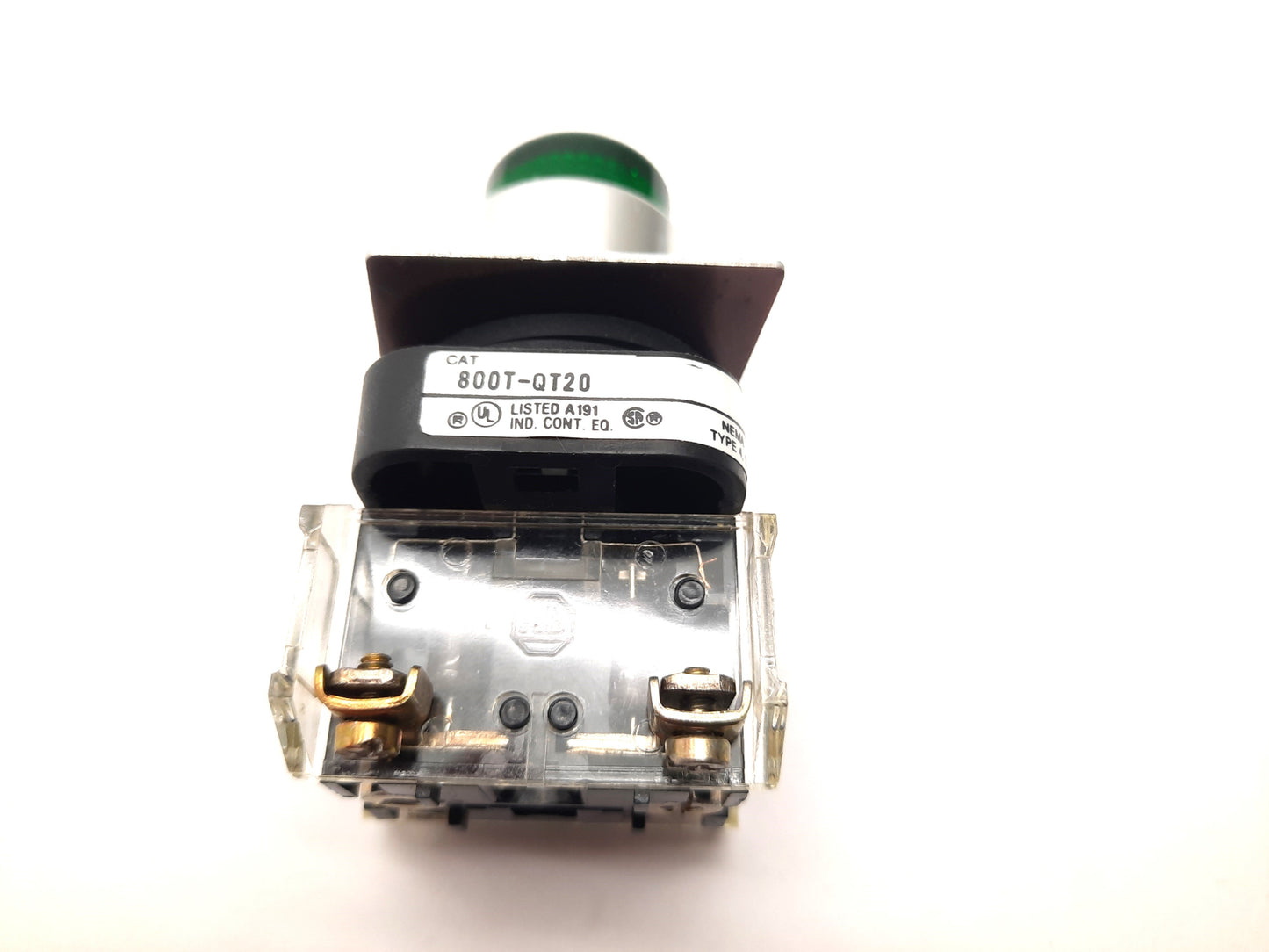 Used Allen Bradley 800T-QT20 Illuminated Push To Test Pilot light Button 240V