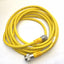 Used Turck RSM RKM 40-4.5M Double Ended Cordset Cable 7/8" 4Pin Male Female Straight