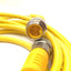 Used Turck RSM RKM 40-4.5M Double Ended Cordset Cable 7/8" 4Pin Male Female Straight