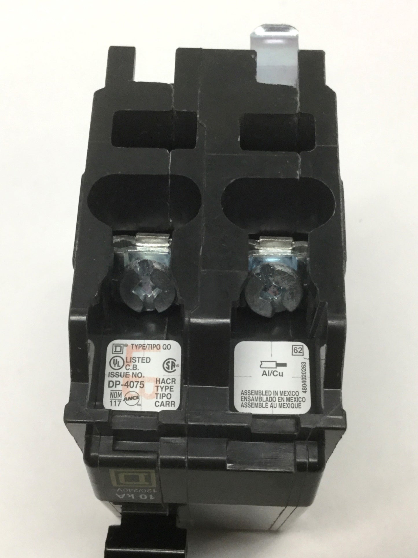 Used Square D Schneider QO210 Miniature Circuit Breaker 2-Pole 10A, 120/240VAC