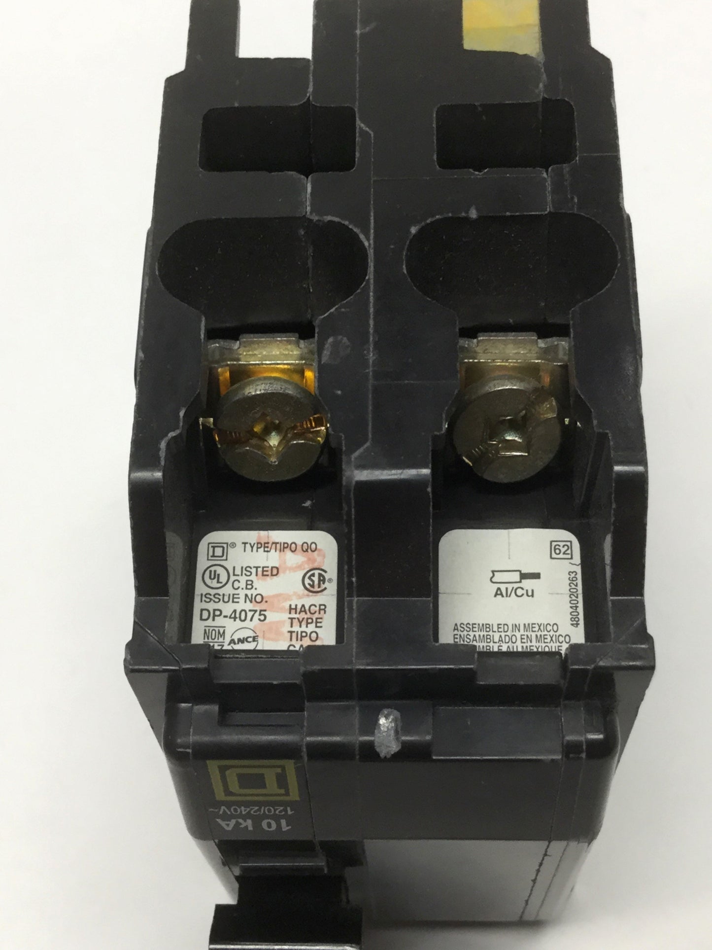 Used Square D Schneider QO230 Miniature Plug-In Circuit Breaker 2-Pole 30A 120/240VAC