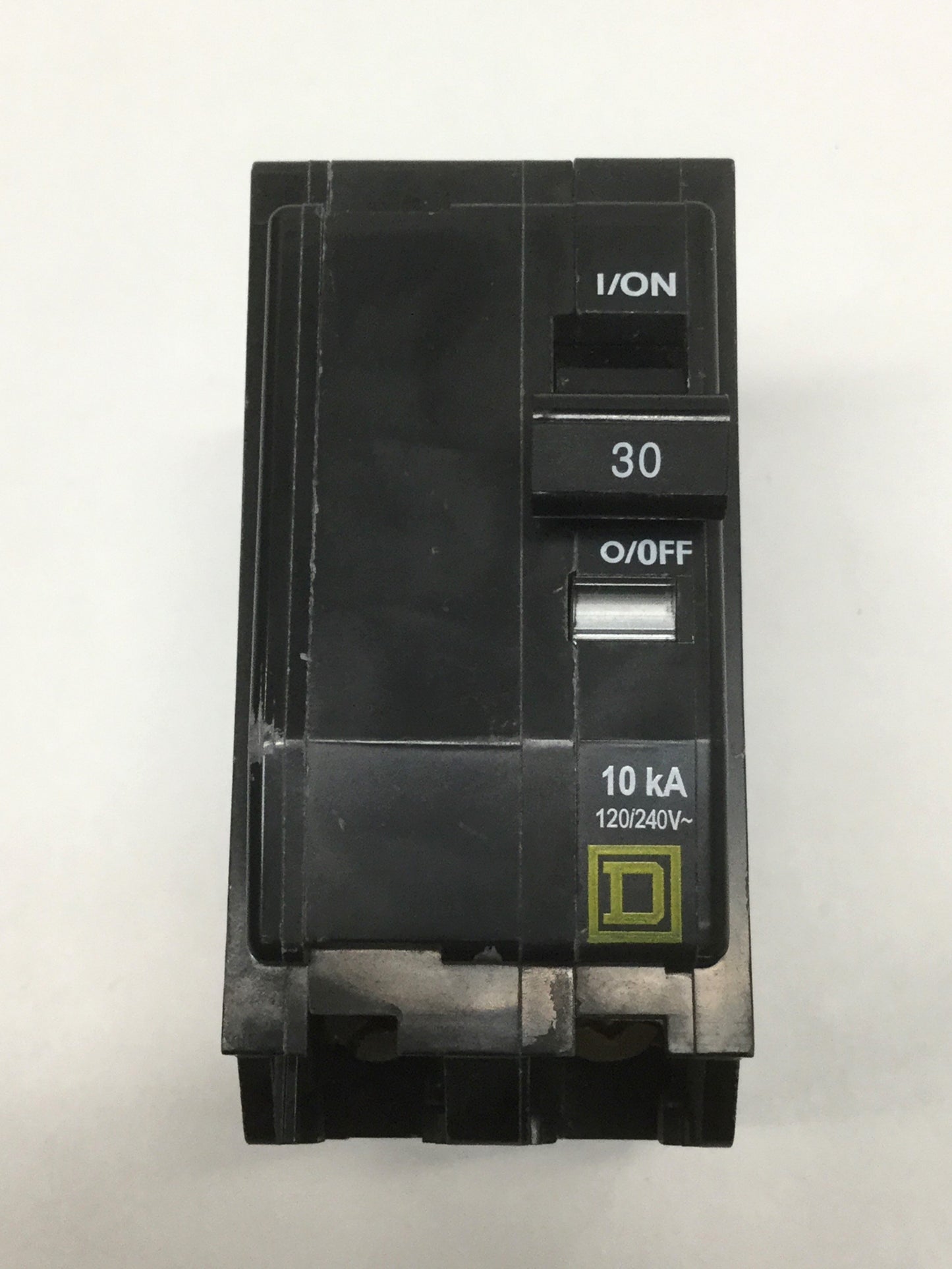 Used Square D Schneider QO230 Miniature Plug-In Circuit Breaker 2-Pole 30A 120/240VAC