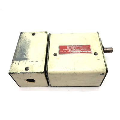 Used MagneTek Gemco 19802527 Rotating Cam Limit Switch Micro-Adjust 4-Circuit SPDT