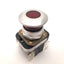 Used Allen-Bradley 800T-FXQ24A1 Illuminated E-Stop 1 N.O. 1 N.C.L.B. 24V AC DC