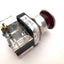 Used Allen-Bradley 800T-FXQ24A1 Illuminated E-Stop 1 N.O. 1 N.C.L.B. 24V AC DC