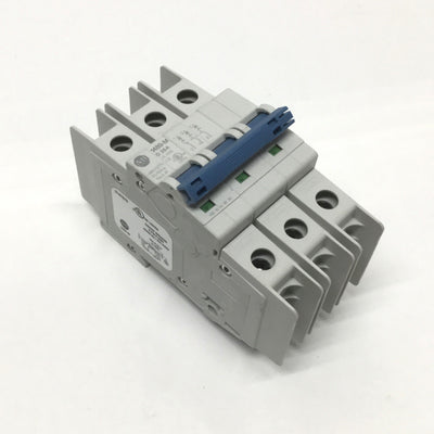Used Allen Bradley 1489-M3D250 Circuit Breaker, 3-Pole, D-Curve, 25A 480Y/277VAC