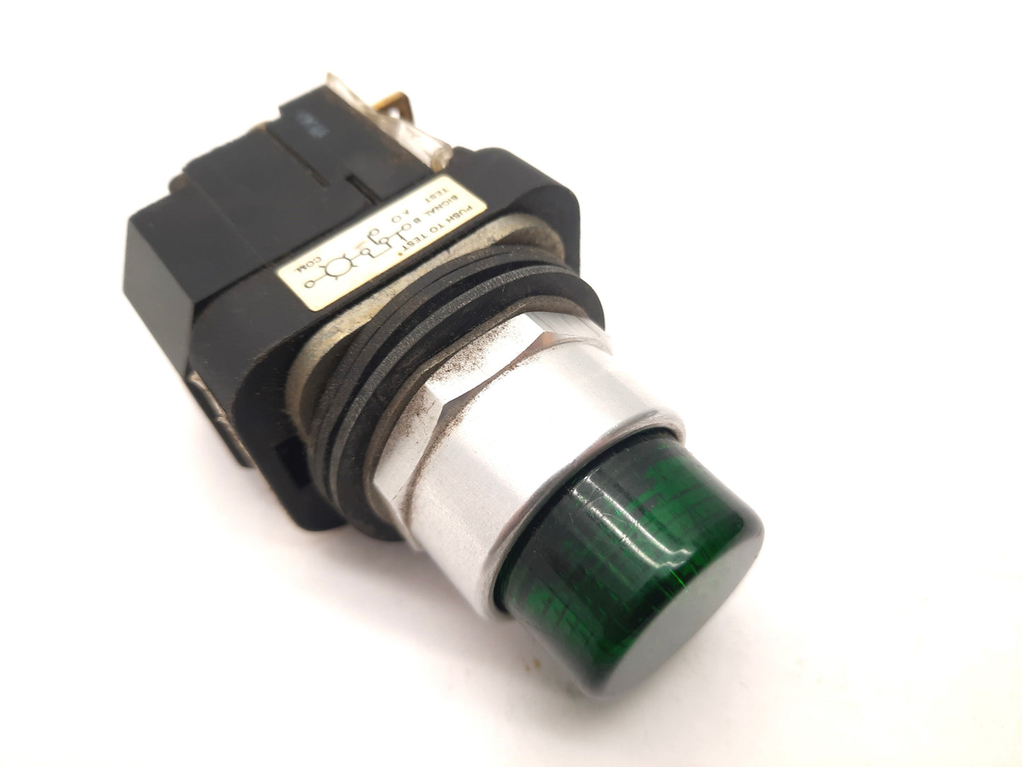 Used Allen Bradley 800T-PT16 Illuminated Push To Test Pilot light Button 120V