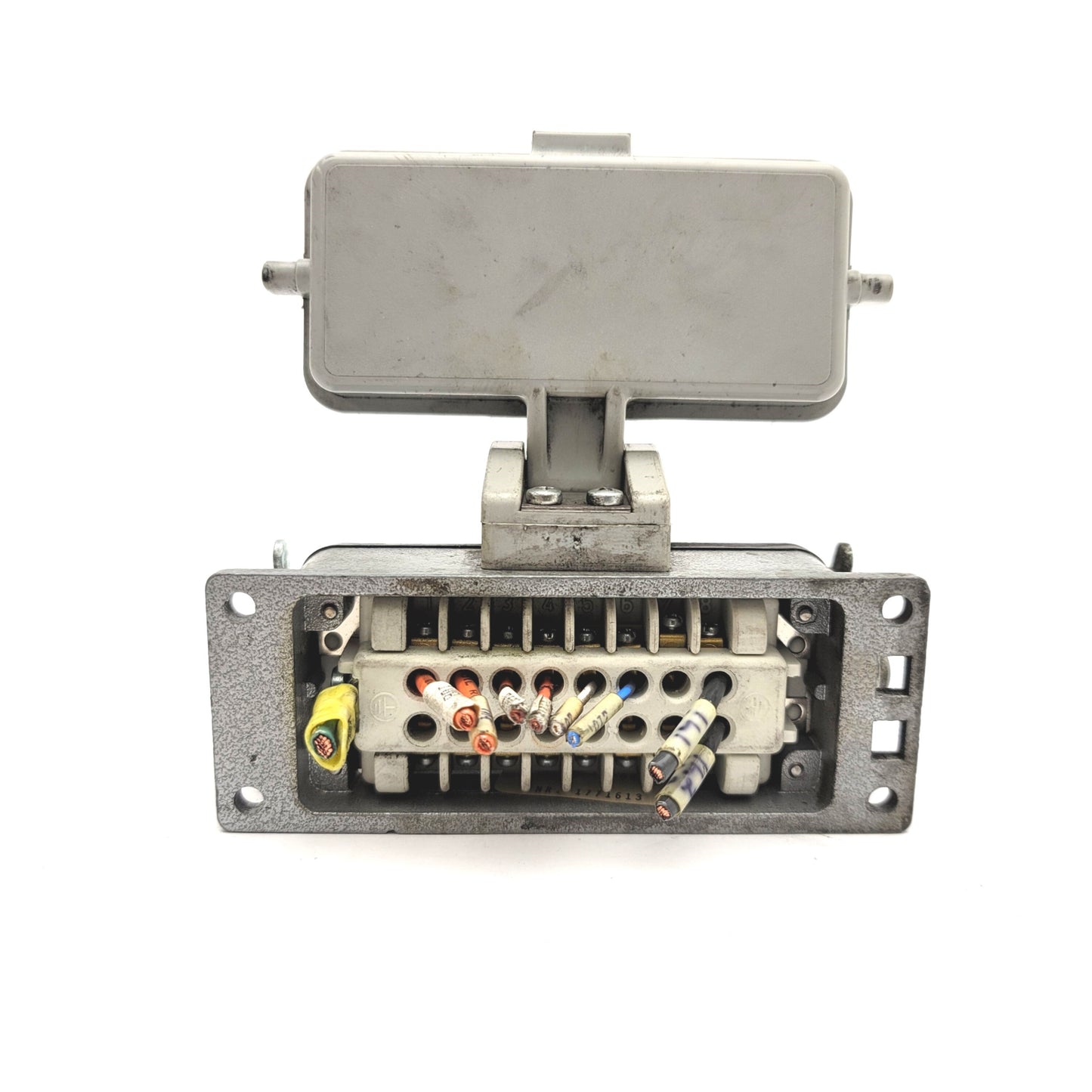 Used Phoenix Contact 1775596 Locking Housing W/1771613 HEAVYCON B16 Panel Mount Base