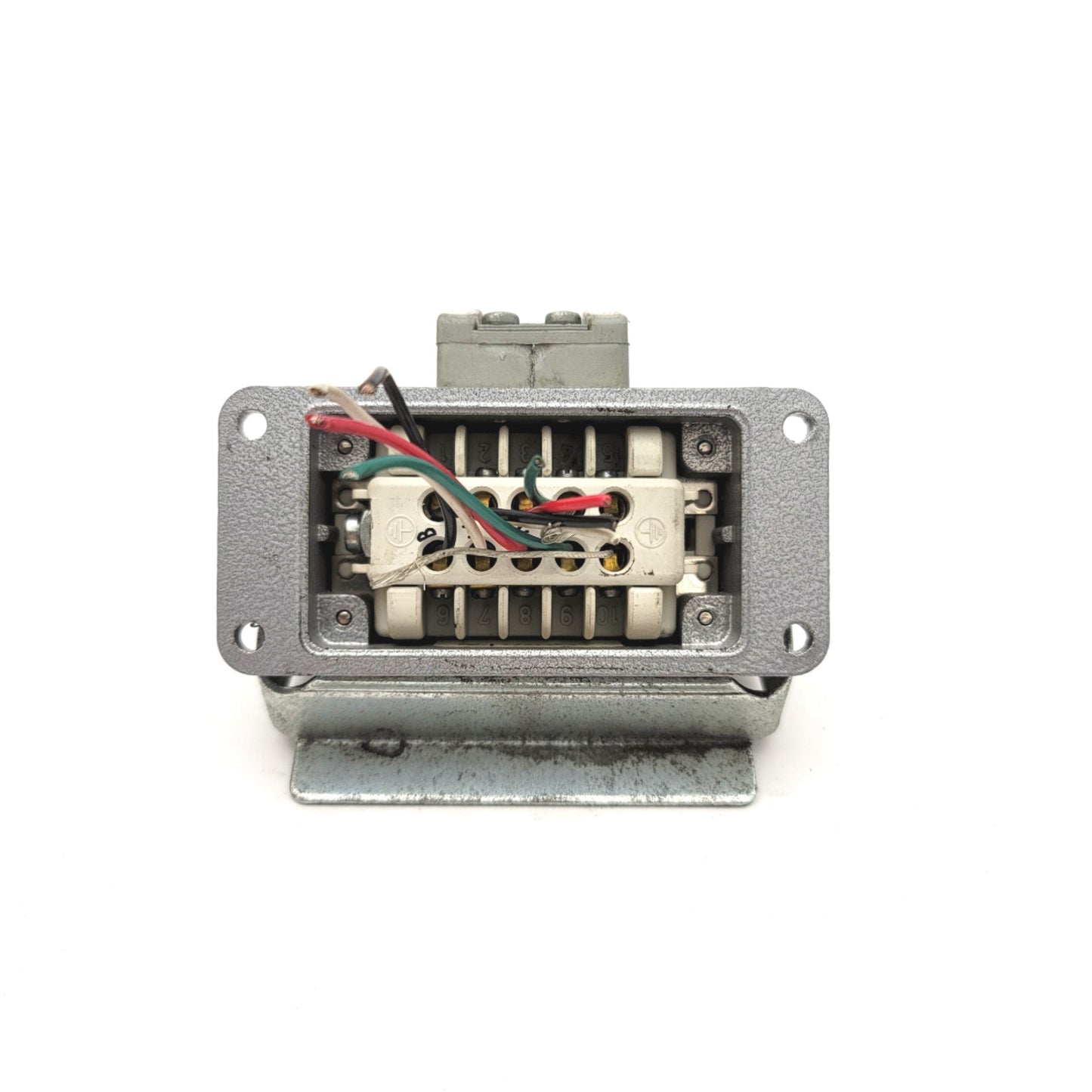Used Phoenix Contact 1771312 Locking Housing W/1771354 HEAVYCON B10 Panel Mount Base