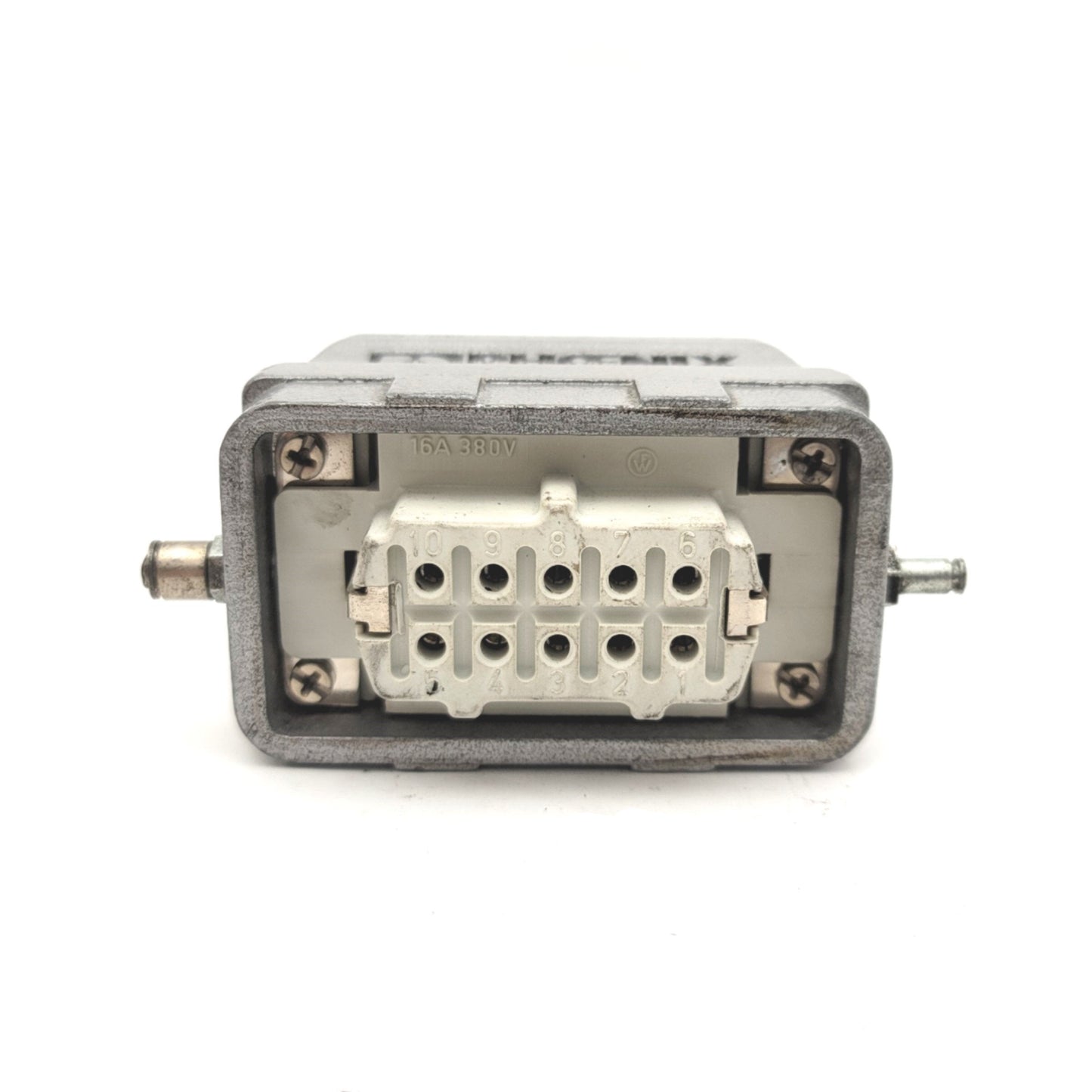 Used Phoenix Contact 1771312 Locking Housing W/1771354 HEAVYCON B10 Panel Mount Base