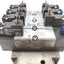 Used Bank Of 4 Norgren V45AA11D-C313A Valves On A Manifold 24VDC, 2x 3-Way 2-Position