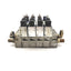 Used Bank Of 4 Norgren V45AA11D-C313A Valves On A Manifold 24VDC, 2x 3-Way 2-Position