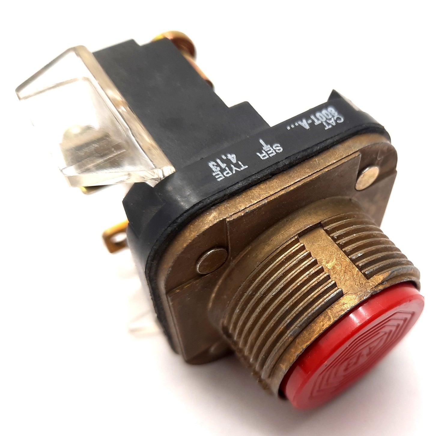 Used Allen Bradley 800T-A6D1 Push Button Red Contacts 1x N.O.