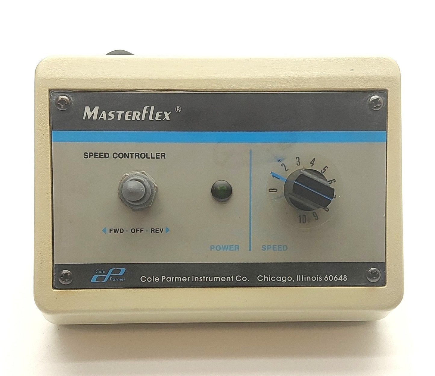 Used Cole Parmer 7553-71 Masterflex L/S Peristaltic Pump Drive, 1/10HP, 115VAC