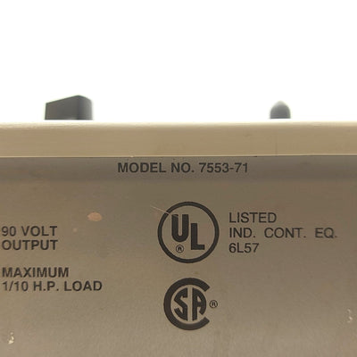 Used Cole Parmer 7553-71 Masterflex L/S Peristaltic Pump Drive, 1/10HP, 115VAC