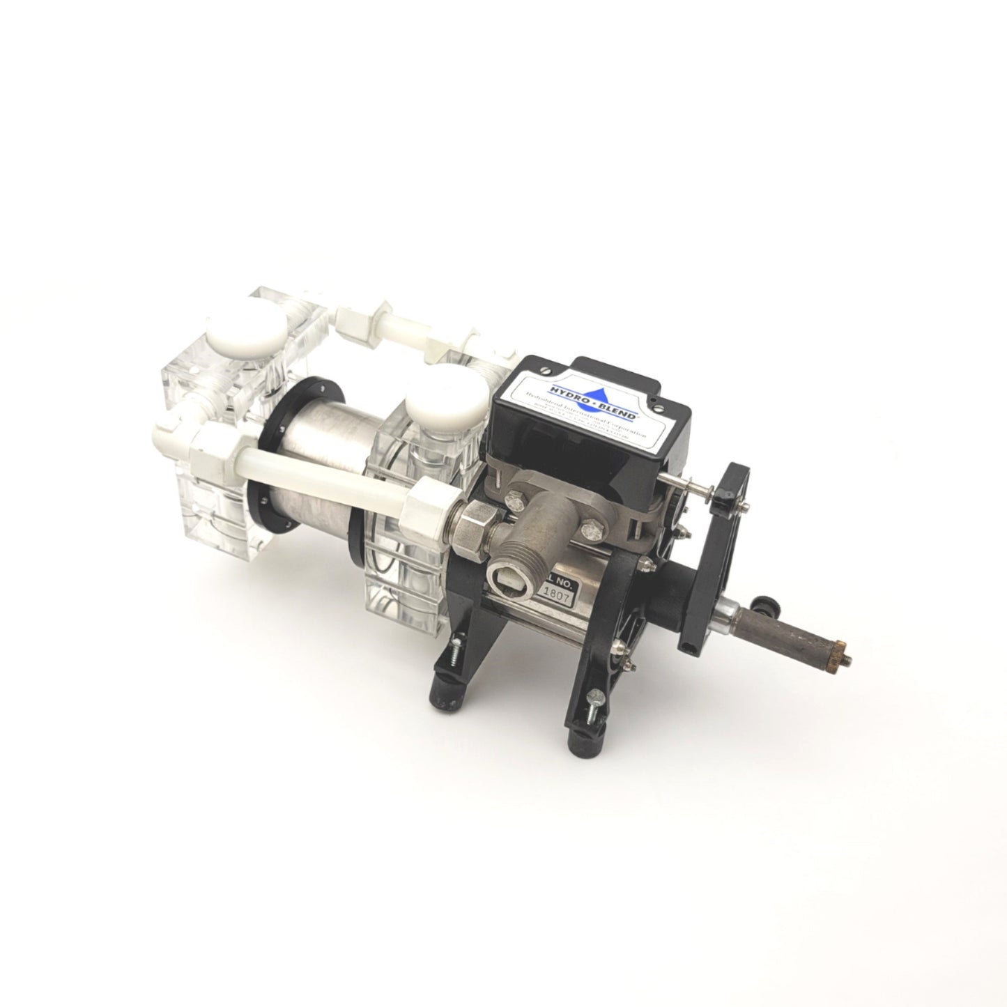 New – Open box HYDRO-BLEND 6850-A-E Fluid Powered Proportioner 7GPM, 10-75psi, 3/4" Garden Hose