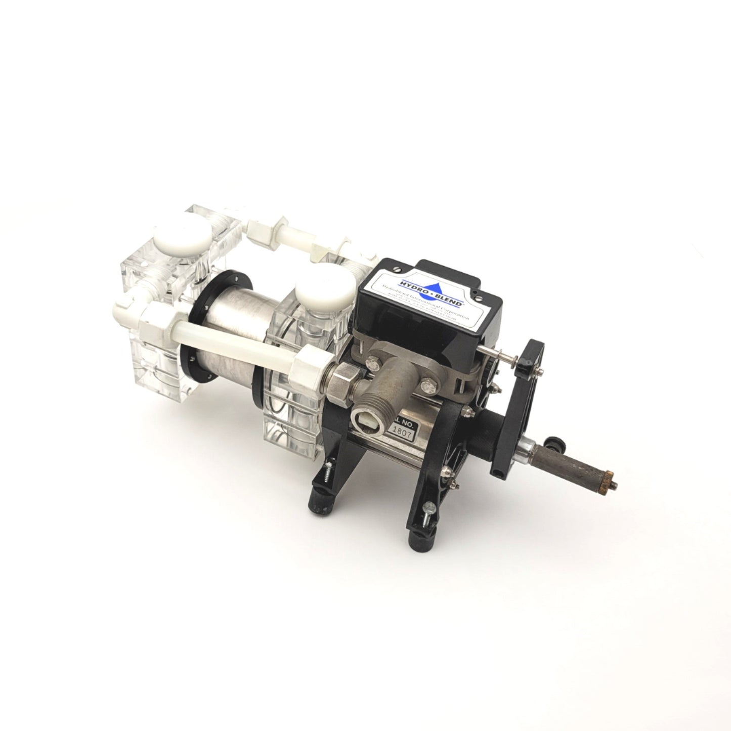 New – Open box HYDRO-BLEND 6850-A-E Fluid Powered Proportioner 7GPM, 10-75psi, 3/4" Garden Hose