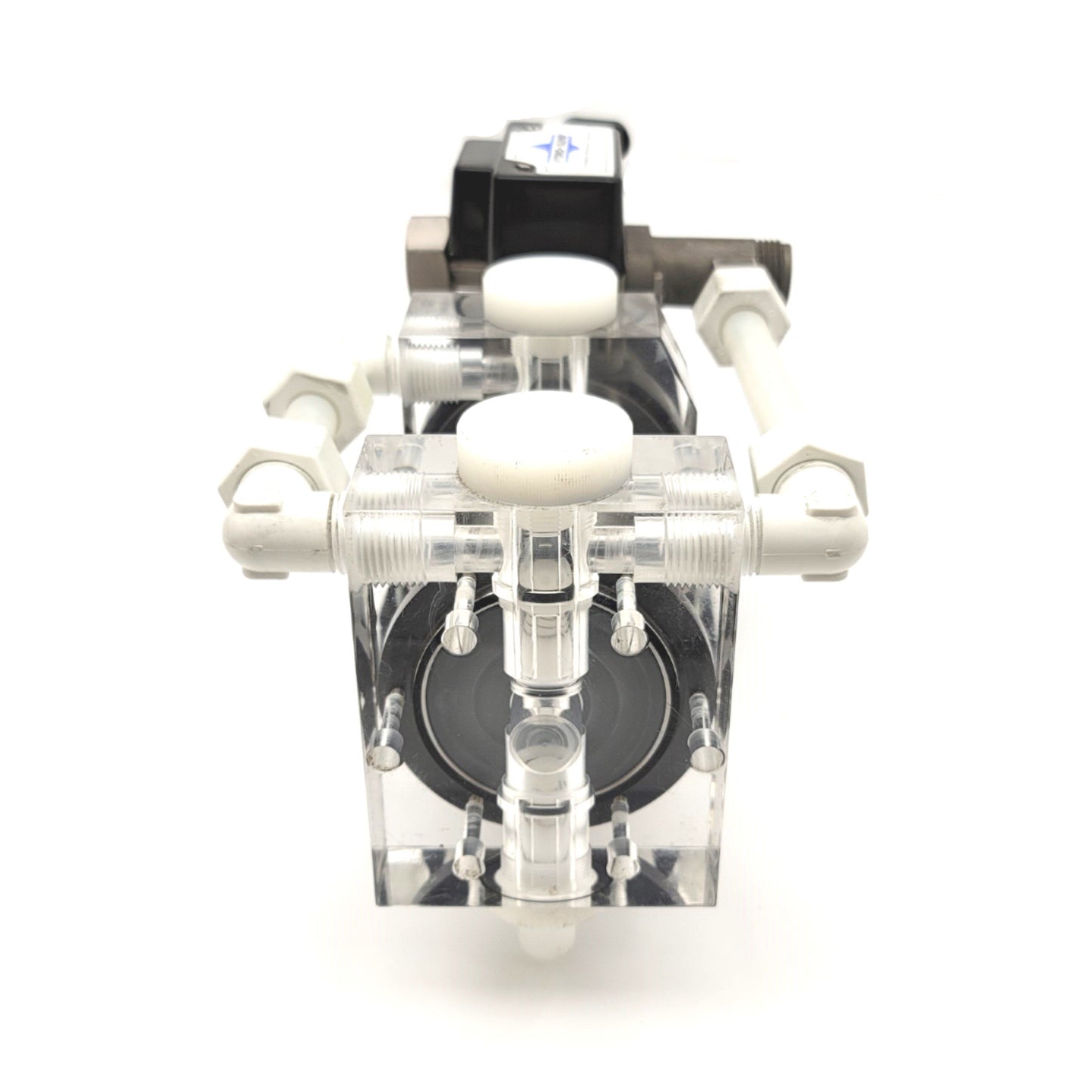 New – Open box HYDRO-BLEND 6850-A-E Fluid Powered Proportioner 7GPM, 10-75psi, 3/4" Garden Hose