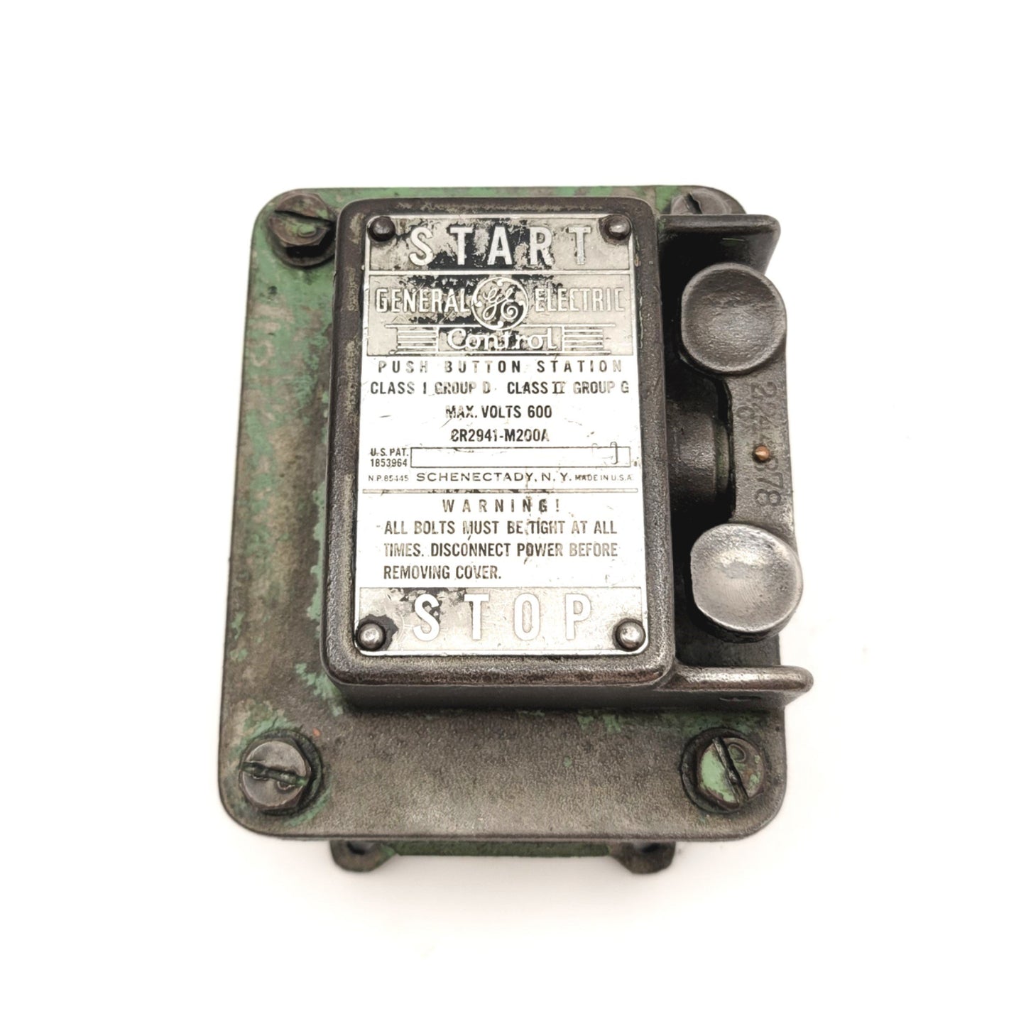 Used General Electric CR2941-M200A Push Button Station For Hazardous Locations NEMA 7