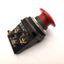 Used Allen Bradley 800T-D6A Mushroom Push Button Red Contact N.C. & N.O.