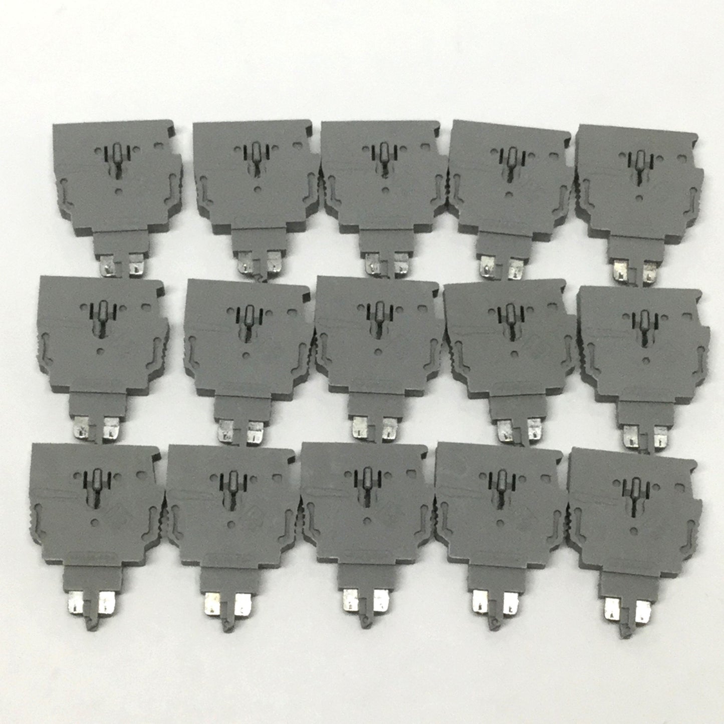 Used Lot of 15 Phoenix P-CO Component Connector Test Plugs Disconnect Terminal Blocks