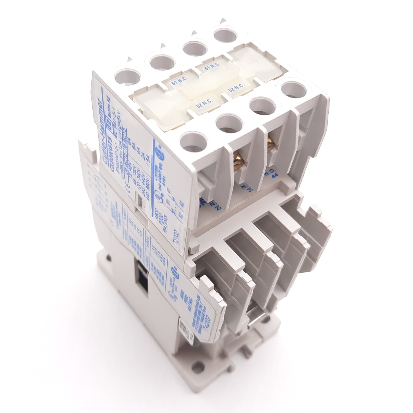 New – Open box Cutler Hammer D15CR24AB Relay Contactor, 4-Pole W/ 2x Aux 2x N/O 4x N/C 110/120V