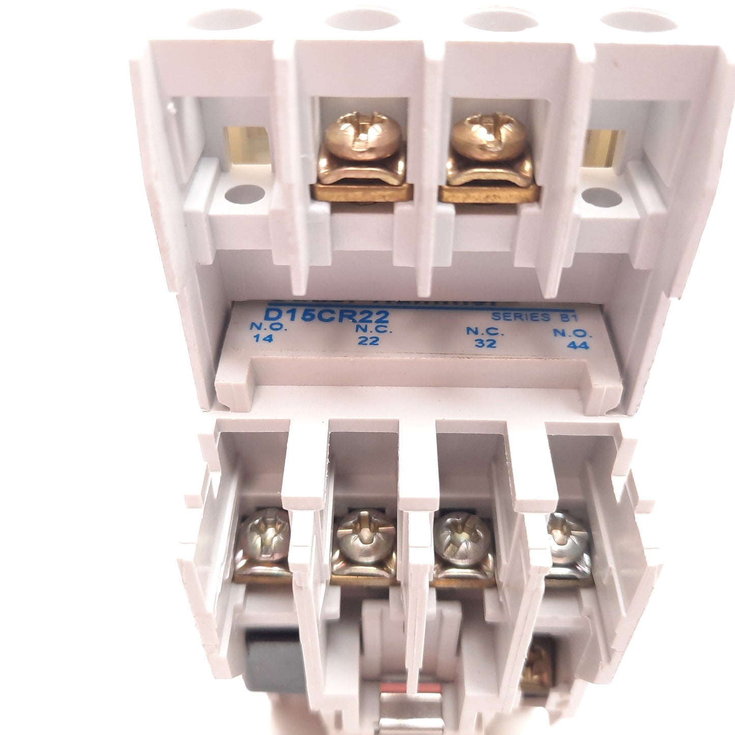 New – Open box Cutler Hammer D15CR24AB Relay Contactor, 4-Pole W/ 2x Aux 2x N/O 4x N/C 110/120V