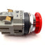 Used Idec ABD311N-R Mushroom Push Button Momentary N.O. BST-010 B.C. BST-001