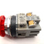 Used Idec ABD311N-R Mushroom Push Button Momentary N.O. BST-010 B.C. BST-001