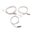 Used Lot of 3 SMC D-F9P Cylinder Position Sensor Switch, PNP, 24VDC, 3-Wire, 18" Long