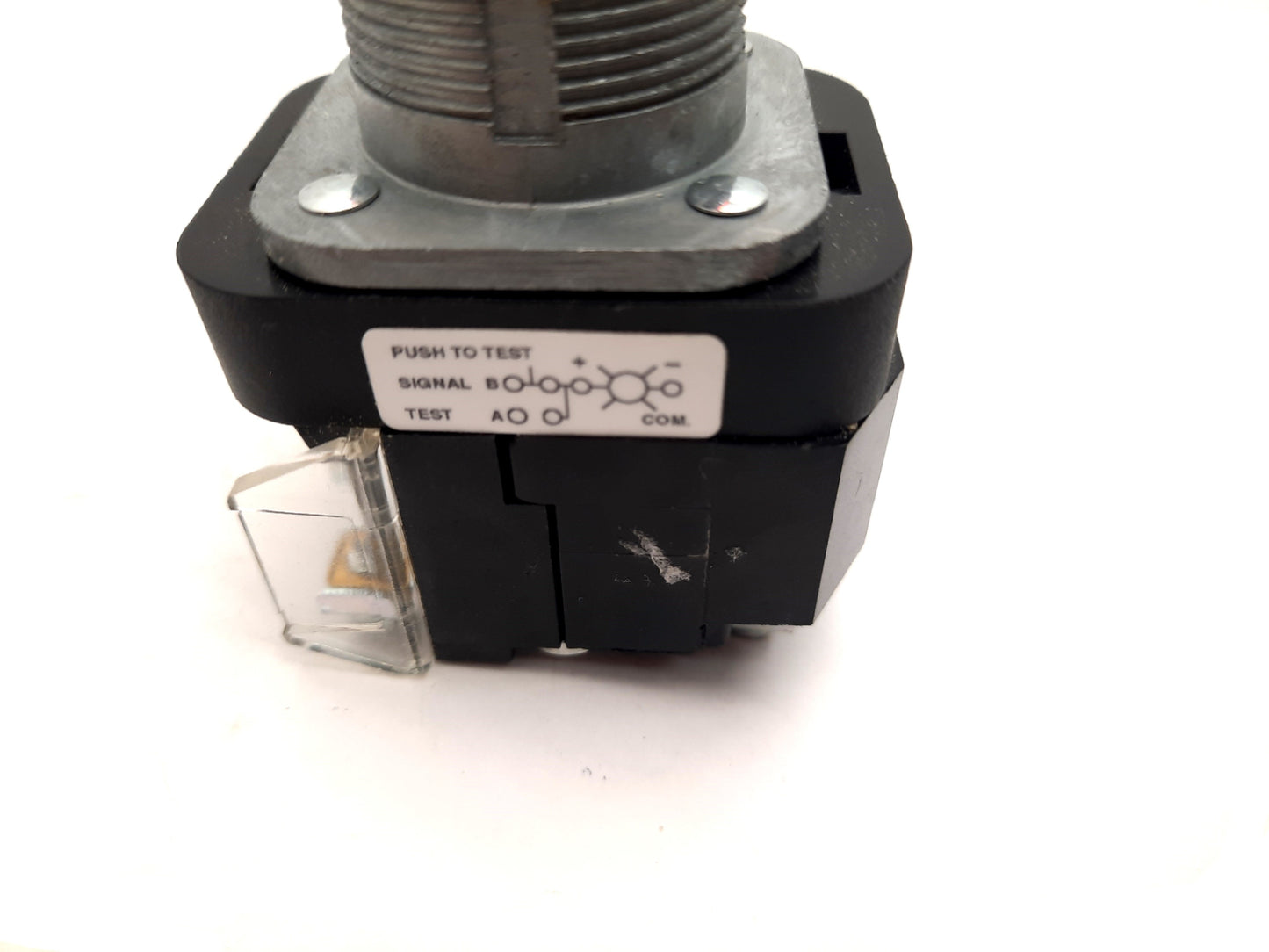 Used Allen Bradley 800T-PTH16A Illuminated Push To Test Pilot LED Button 120V Amber