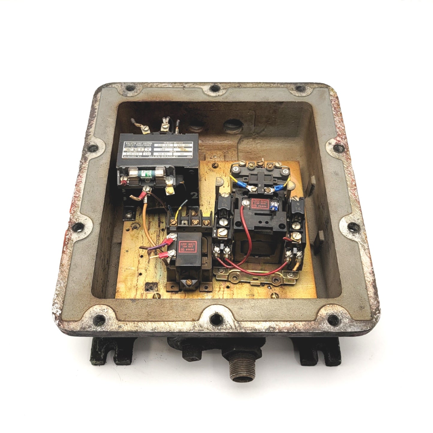 Used Allen Bradley 709-801270 Non-Reversing Starter In Hazardous Location Enclosure