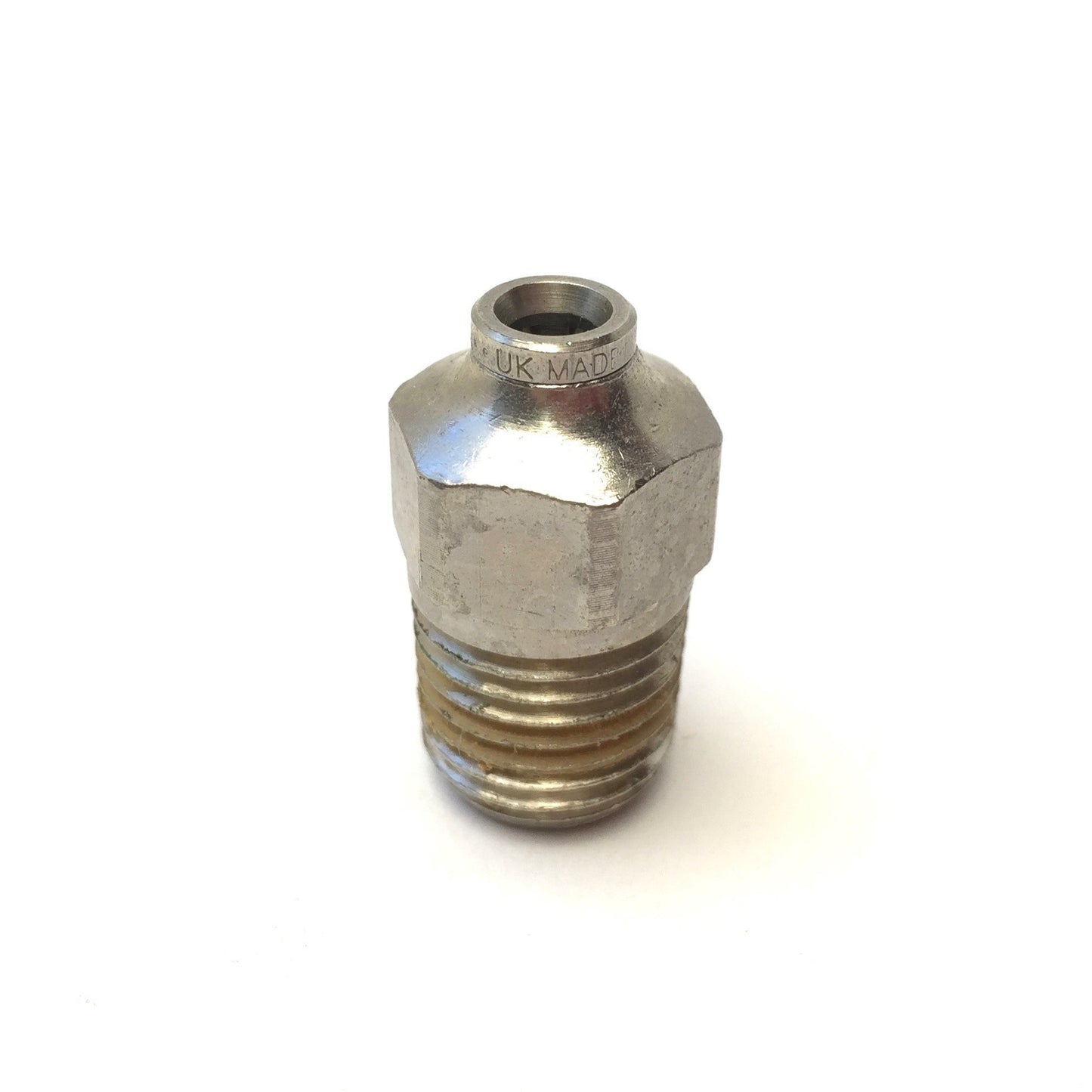 Used Lot of 20 Norgren 5/32 4mm Push Connect Nickel Plated Brass Tube Fitting UK Made