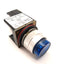 Used Allen Bradley 800MR-QB24 Illuminated Blue Push Button 800M-XA