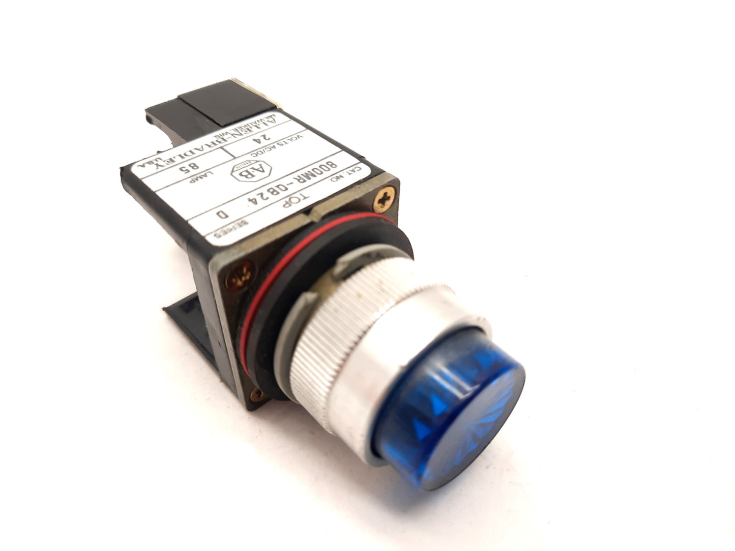 Used Allen Bradley 800MR-QB24 Illuminated Blue Push Button 800M-XA