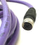 Used Turck RSSW RKSW 456-4M Media Cable Cordset Profibus, 5-Pin Eurofast Male Female
