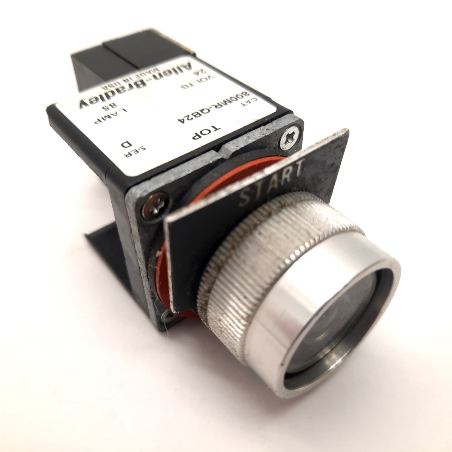 Used Allen Bradley 800MR-QB24 Illuminated Clear Push Button 800M-XA